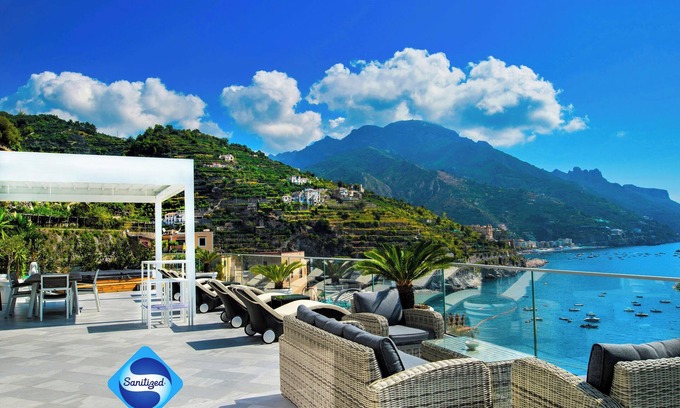 Ravello Villa | ✅ EXCLUSIVE SEA ACCESS VILLA w/4 BEDROOMS ❤️ Parking 🅿️ Jacuzzi ❤️ Solarium🌞