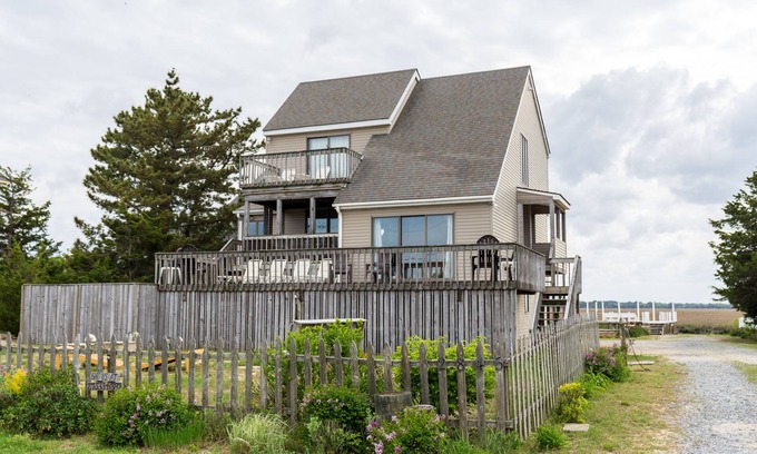 Broadkill Beach House | EXCLUSIVELY YOURS! Private Beach Path, Double Water Access, and Dog Friendly.