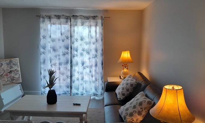 Dieppe Apartment | Executive 2BR Apartment | Walk to Hospitals | In-Unit Gym + Wi-Fi