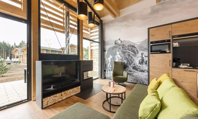 Leutkirch im Allgau House | Exklusives Wellness-Cottage für 4 Personen