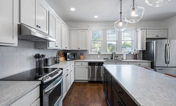 Five Points House | Expansive New Home with Walkable Convenience and Modern Elegance
