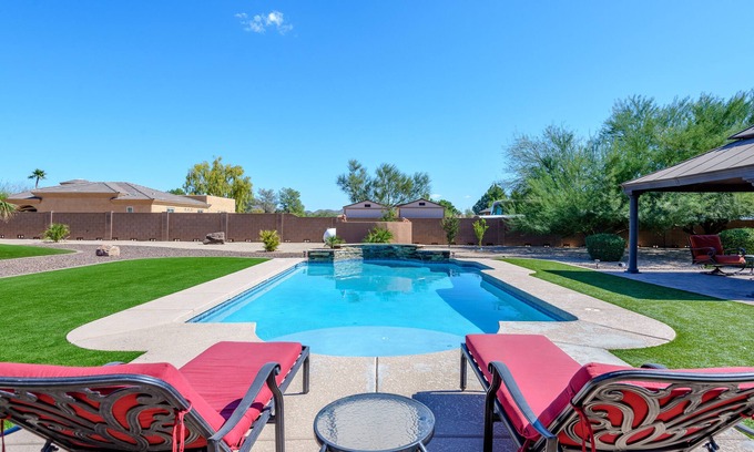 Desert Hills House | Expansive Vacation Home for your next AZ Vacation! Back yard PARADISE.