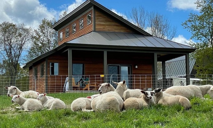 Hartland Four Corners House | Experience life on a Vermont Farm in a Beautiful Modern Cabin - Stunning Views!