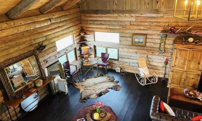 Canby Cabin | Experience Rustic Living in a Real Log Cabin 75 Acres of Natural Beauty