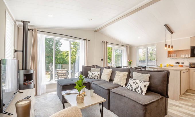 Bethesda Ski Chalet | Experience ultimate luxury with the brand-new Faraday lodge with hot tub.