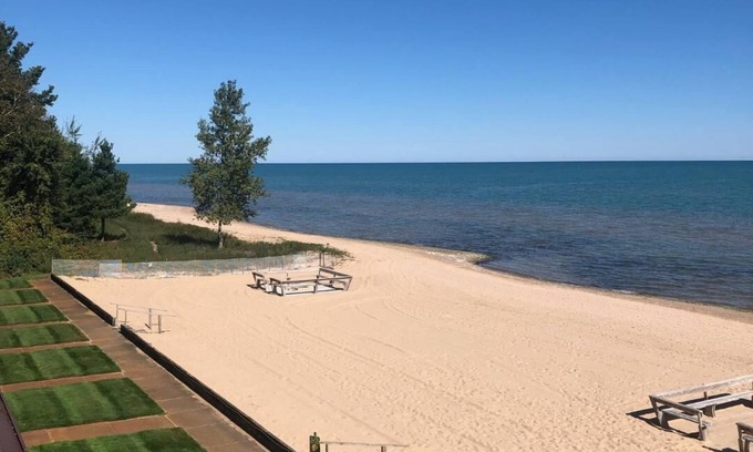 Oscoda Condo | Experience Unmatched Luxury at Our Stunning Lake Huron Penthouse