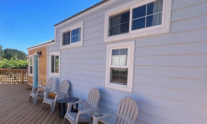 Fair Play Cottage | Experience Vineyard Bliss in our Charming Tiny Home with a Lofted Bedroom