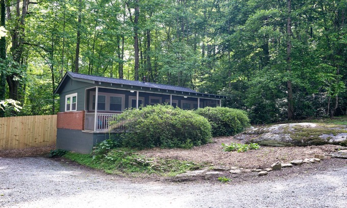 Pisgah Forest Cabin | Explore & Bike from Upscale Cabin near Brevard
