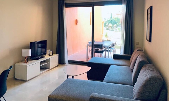 New Golden Mile Apartment | Exquisite Apartment With Large Patio and Garden