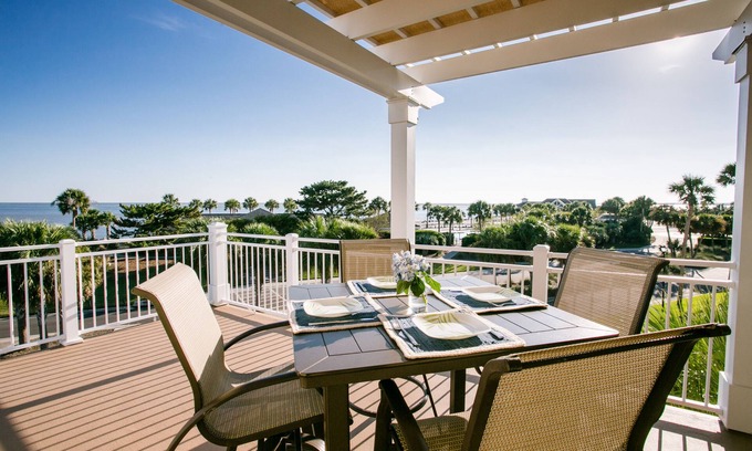 Seabrook Island Villa | Exquisite Atrium Villa with Unequalled Ocean View -Amenity Card Included