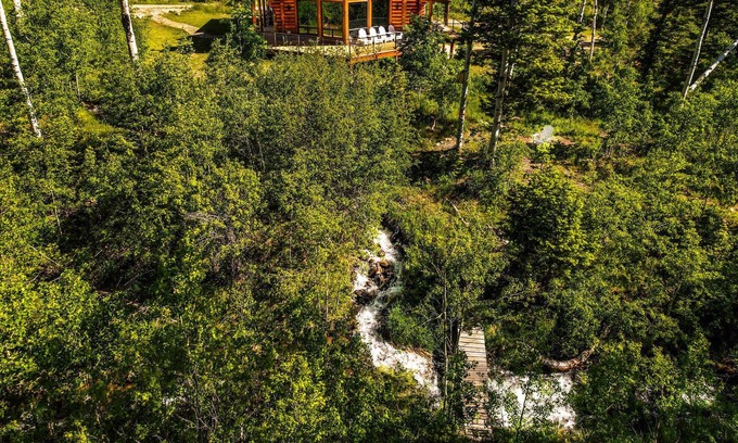 Westcliffe Cabin | Exquisite Log Cabin. 35 Wooded Acres Laced w/ Creeks & Trails