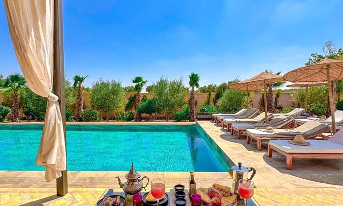 Zaouia Sidi Abdallah Ben Sassi Villa | Exquisite Marrakech Villa Retreat: Private Heated Pool, Spa & Exclusive Luxuryn