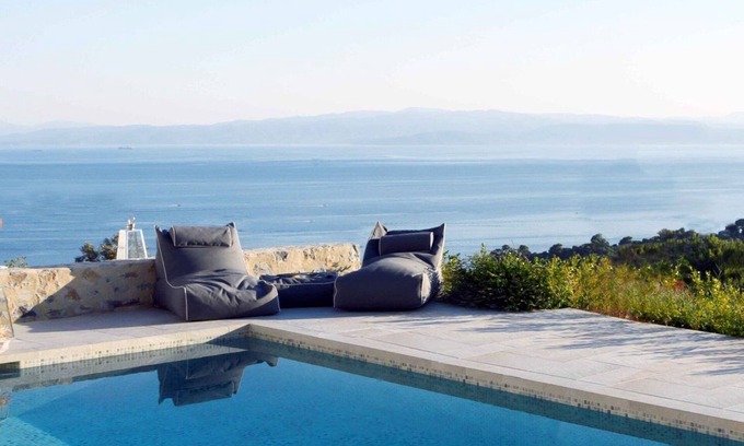 Agia Paraskevi Villa | Exquisite Skiathos Villa | Villa Skiathos Alpha | 3 Bedroom | Private Pool |.