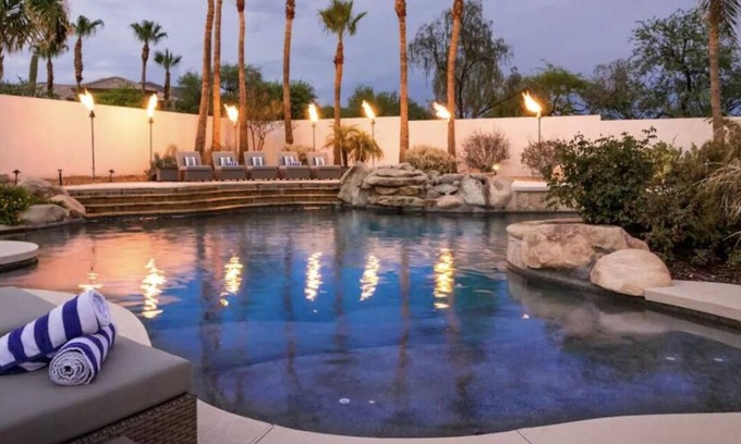 Cactus Acres Villa | Exquisite villa in beautiful Scottsdale - privacy, pool, pickle ball