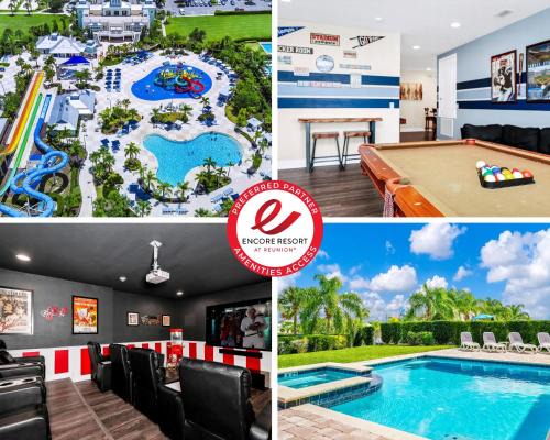 West Kissimmee House | Extravagant Home With Movie Theater, Private Pool And Waterpark & Resort Access At Encore Resort - 241Fl