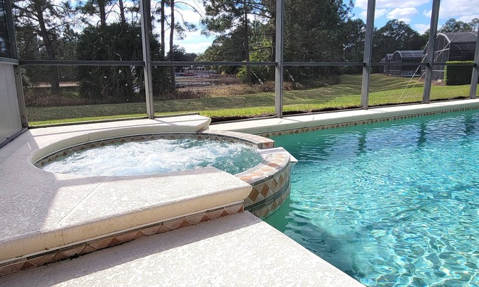 Watersong Villa | Fabulous 4 bed overlooking water and conservation with south facing pool area