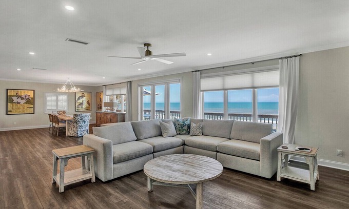 South Ponte Vedra Beach House | FABULOUS FLAMINGO! Gorgeous 4/3 Oceanfront! Just remodeled!