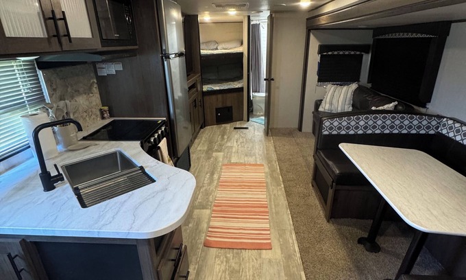 Holly Beach House | Fabulous RV with AC in charming Holly Beach in Cameron, La