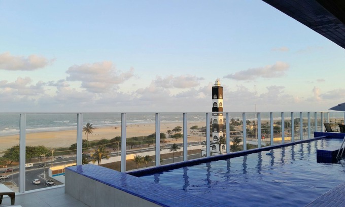 Coroa do Meio Apartment | Facing the beach, all rooms with sea views and a swimming pool on the terrace