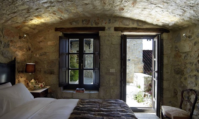 Levidi Villa | FAIRY TAILE STONE VILLA ON WAY TO ANCIENT OLYMPIA - DOUBLE ROOM-PET FRIENDLY