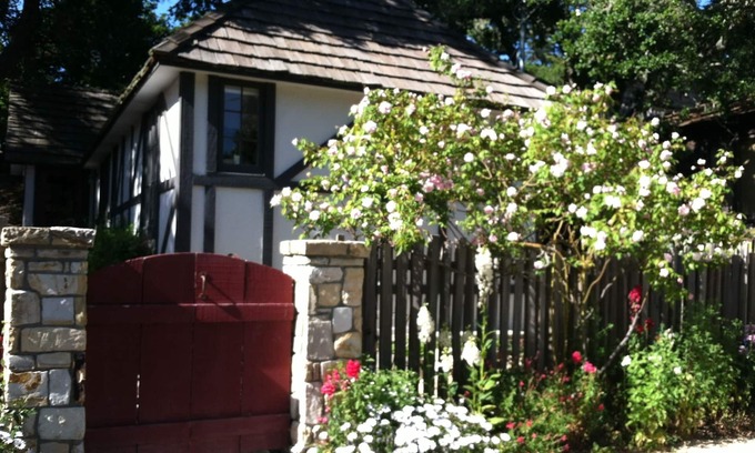 Southeast Carmel Cottage | Fairytale Comstock Cottage In the Heart of Carmel-by-the-Sea Walk to everything