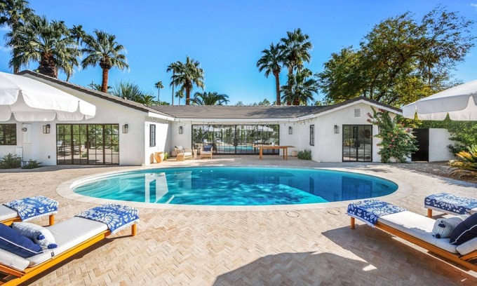 Deepwell Estates House | Fall Availability! Palm Springs Home! Private Pool! Hot Tub! Mountain Views!