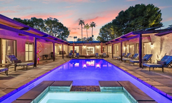 Vista Las Palmas House | Fall Dates Available! Home with Private Dual Tennis & Pickleball Court & Beautiful Mountain