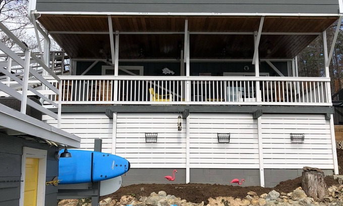 Lake Lure House | FALL FALL FALL. Hot Tub.Great mountain views & water views. No boating til May26