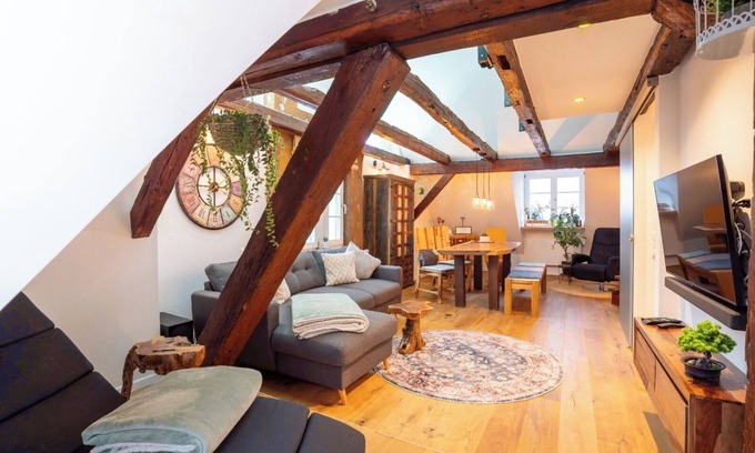 Gundelfingen an der Donau Apartment | Familienparadies Nahe Legoland mit Galerie und Höchster Dachterrasse der Stadt