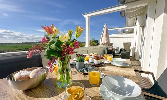 Thiessow Apartment | Familienurlaub mit Meerblick