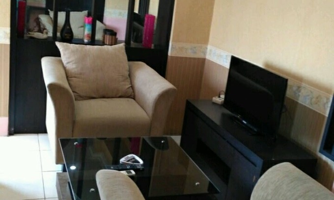 Pinang Apartment | Family 2 Bedroom Apartment in Serpong Sleeps 4, 76 square meter, Pool View 1905