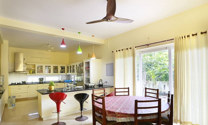 Kuzhuppilly House | Family Beach Home in Cherai beach village. Suitable for working from home.