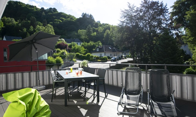 Bad Bertrich Apartment | Family Bedroom Big Terrasse Maare