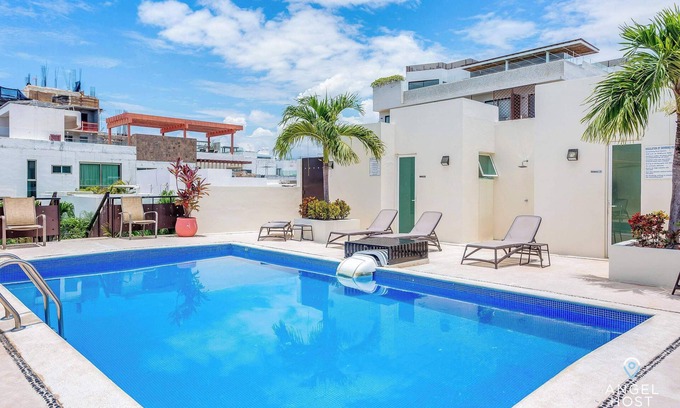 Zazil-ha Condo | Family Condo, BBQ, Pool, Steps to 5th Ave & Beach