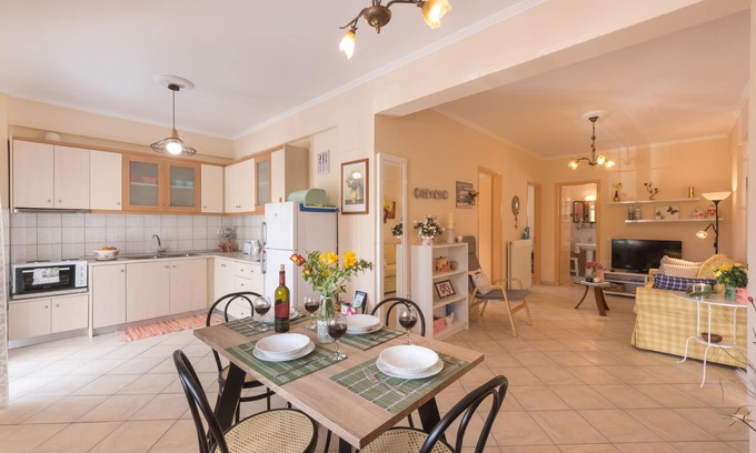 Kontokali Apartment | Family friendly apartment with swimming pool
