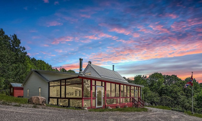Hastings Highlands Cottage | Family-friendly experience with beach on a private lake and trails on 135 acres!