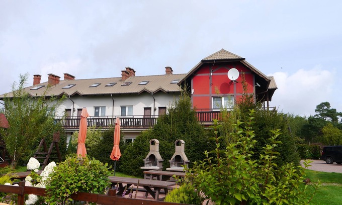 Rowy Apartment | Family-friendly, green area, barbecue area, surrounded by pastures, nature park