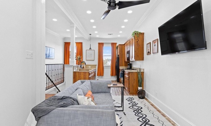 Mid-City Apartment | Family-Friendly Mid-City Home: Exclusive 2BR, 1BA, Private Balcony - Furry Friends Welcome!
