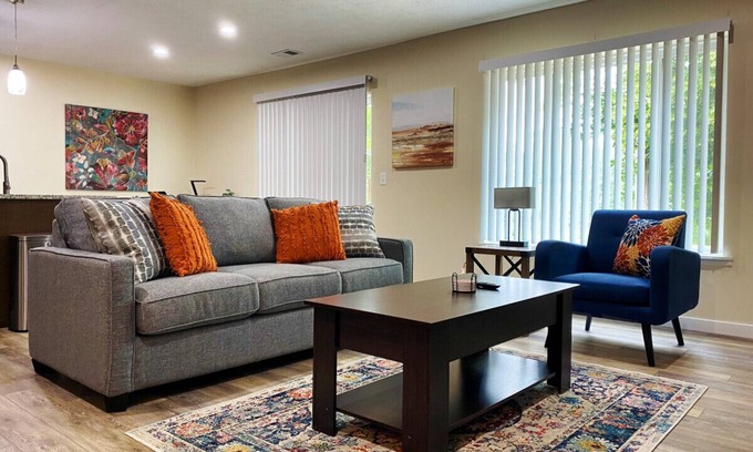 Kalamazoo Apartment | Family Friendly Nature Getaway near Golf Course