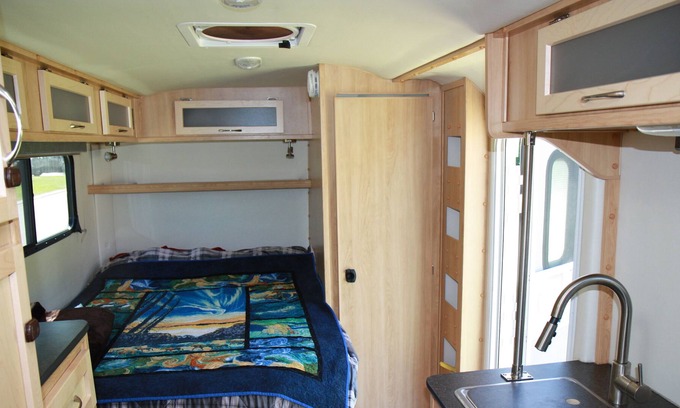 Prince George House | Family friendly quiet neighborhood. Cozy living in a fiberglass trailer.