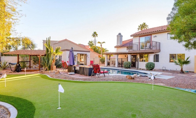 Sunset Ridge House | Family-Friendly Retreat, Heated Pool, Putting Green