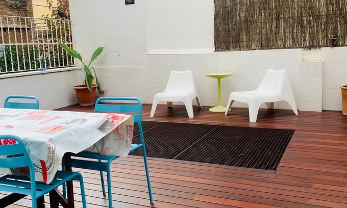 el Camp d'en Grassot i Gracia Nova Apartment | Family Friendy flat of 120 m2 and a big terrace in the typical Gracia district