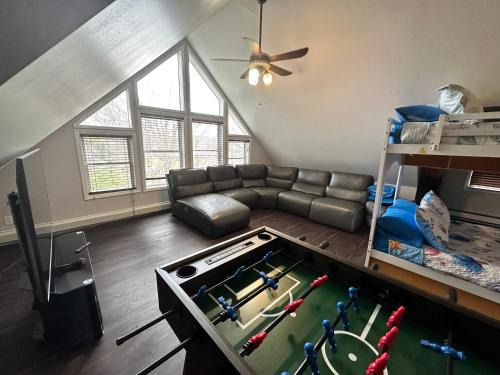 Charlotte Apartment | Family Fun Apt! Kid Friendly Loft, Coffee, Popcorn, Snowcones, Games, Poker