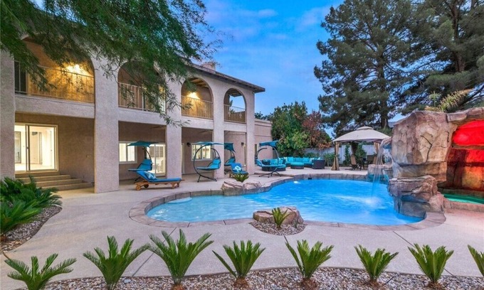 Las Vegas House | Family Fun Oasis with Pool, BBQ & Game Room