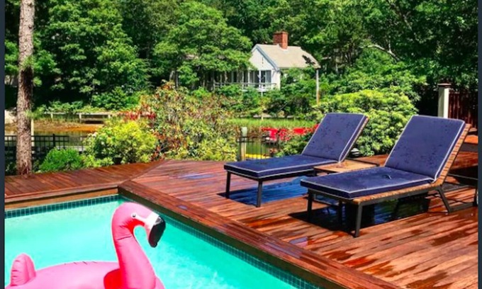 Mashpee House | Family Getaway: Heated Pool, Hot Tub And Deep Water Dock