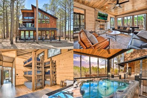 Hochatown Ski Chalet | Family Getaway, Hot Tub, Firepit!