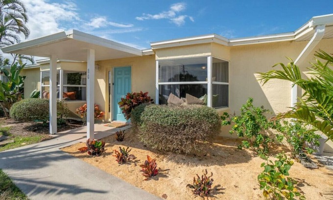 South Patrick Shores House | Family Getaway - 6/3 - Pool, Patio, Fire Pit, Walk to the Beach