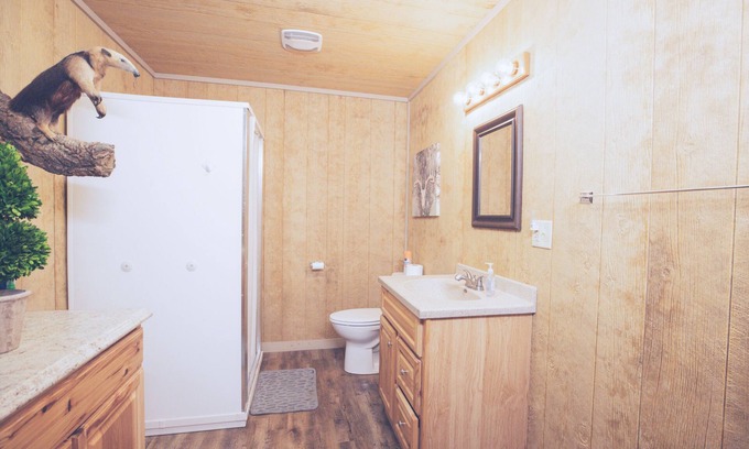 Clay Center Cabin | Family/Group sized area 4000 sq ' with large entertaining room with fireplace!