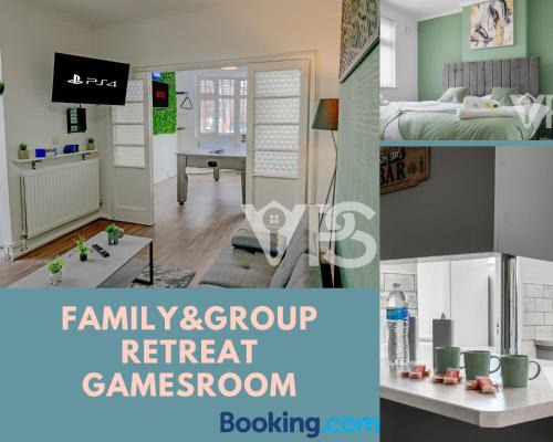 Thorpe Satchville Villa | Family&GroupRetreat GamesRoom