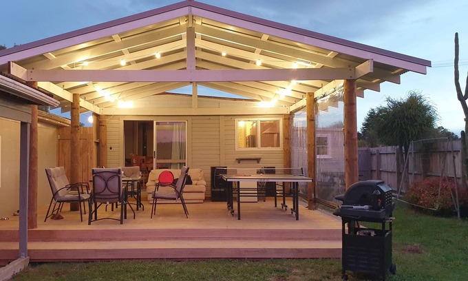 Mangakino House | Family Holiday Bach with Fabulous Outdoor Deck